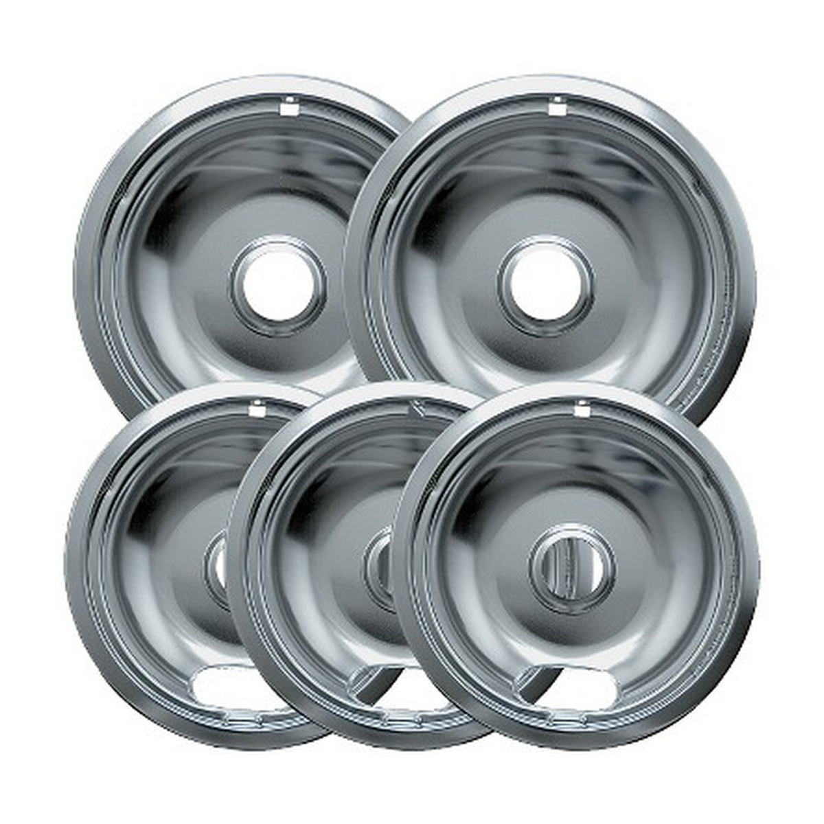 A Y J Appliances Stove Burner Drip Pan Set main product image