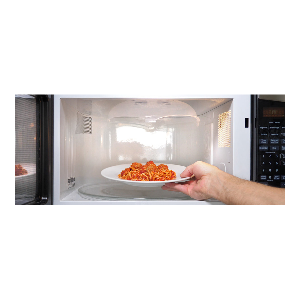 A Y J Appliances Microwave Splatter Cover main product image