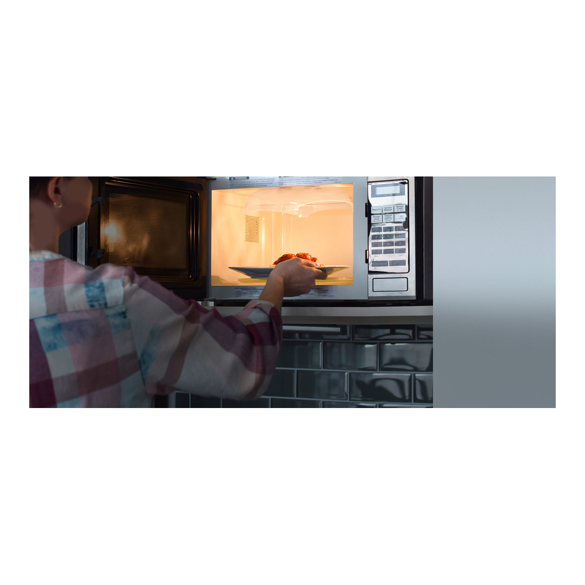 A Y J Appliances Microwave Splatter Cover detail product image