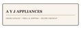 A Y J Appliances store logo